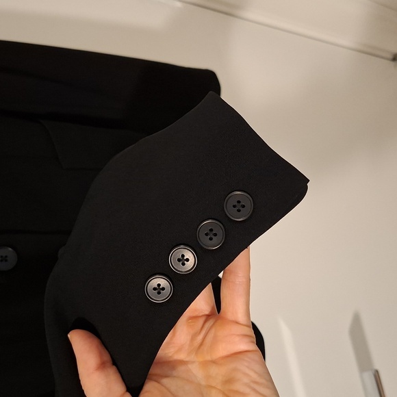 Lauren Ralph Lauren Women's Black Single-breasted 90's Blazer (Size US 6) - Picture 4 of 8